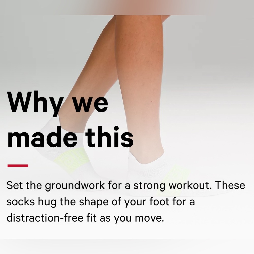 SOLD OUT on All! NWT lululemon Power Tab Socks 3pack in size Med and additional - Picture 13 of 14